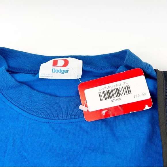 NWT 5 Vintage T Shirt Jersey Penny Dodger Sportswear Blue Black Adult XL *Read - Picture 4 of 11